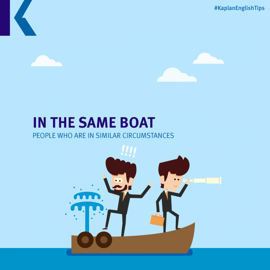 travel idioms – in the same boat