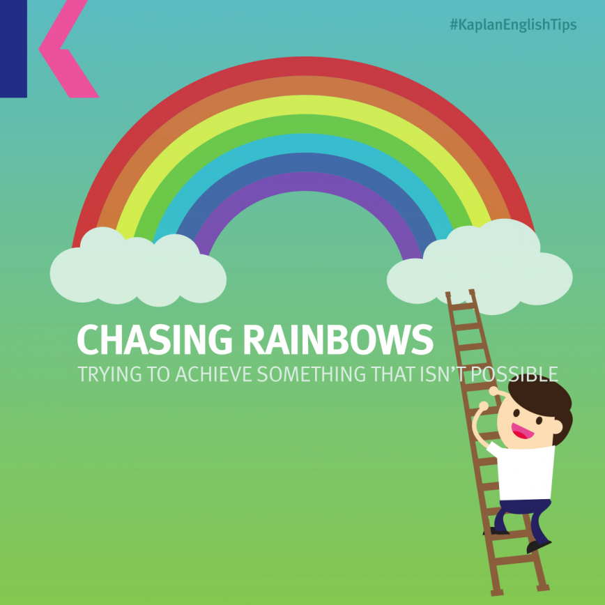 مصطلحات إنجليزية من الصيف - يلاحق قوس قزح - Chasing Rainbows