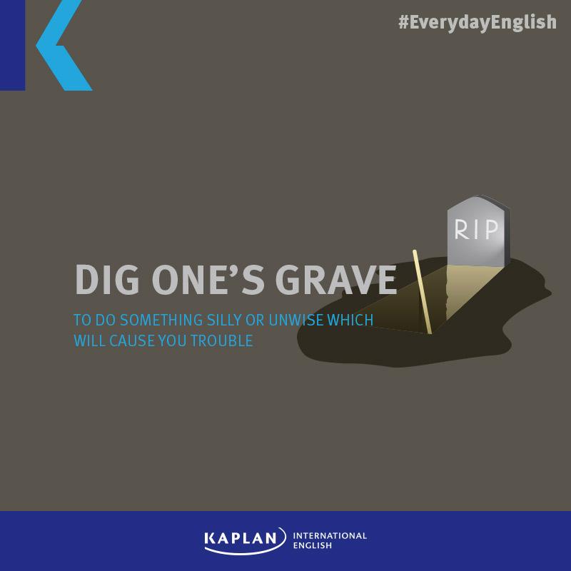 Halloween – Dig one's grave