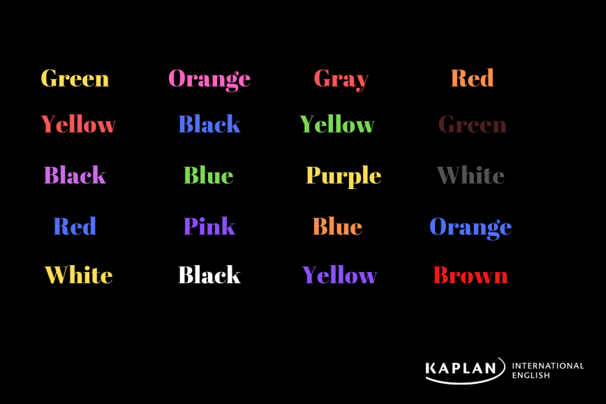 iki dilli kişiler için renk testi