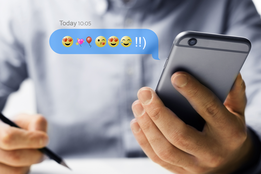 أخطاء شائعة عند الكتابة على الهاتف المحمول - mobile writing emojis