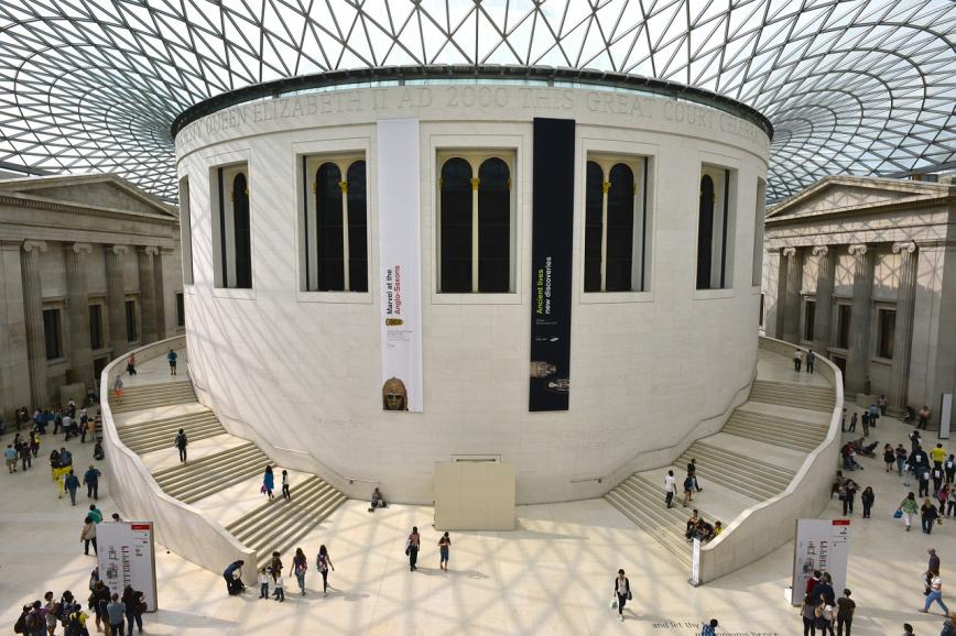 الأماكن السياحية في لندن بالإنجليزي - المتحف البريطاني