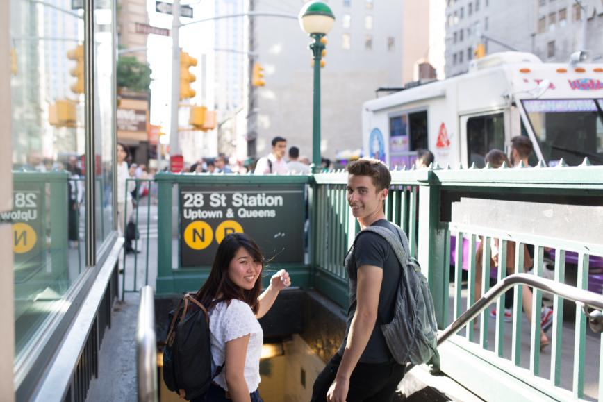 international students US public transport