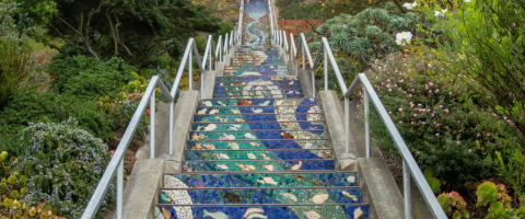 16th Avenue Tiled Steps