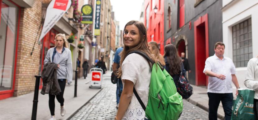 student in dublin street