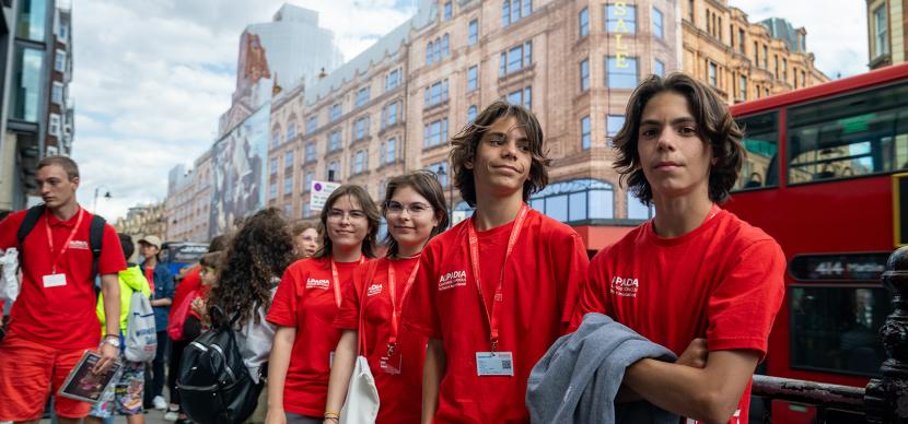 students visiting london