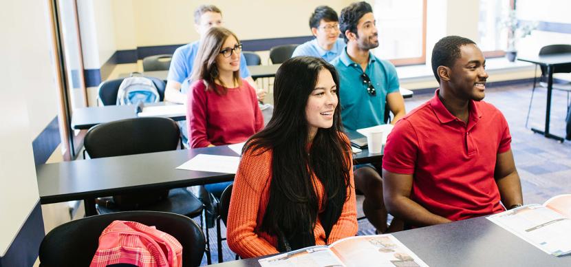 students in a classroom