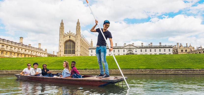 Students punding in cambridge