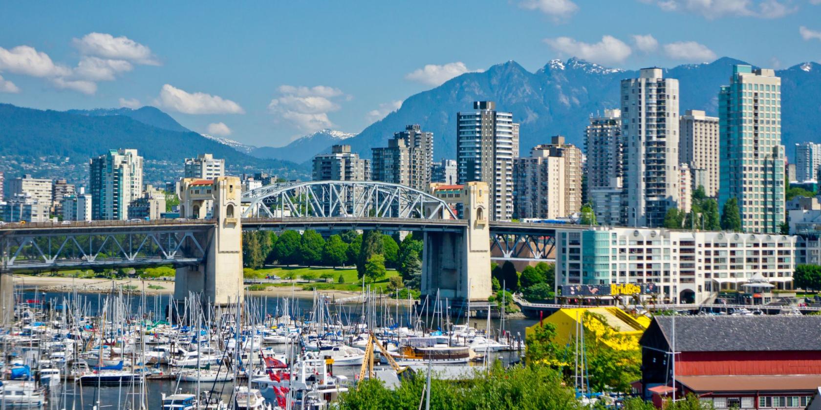 Vancouver, Kanada — Kaplan Vancouver kampüsü ve şehir kareleri 2/8