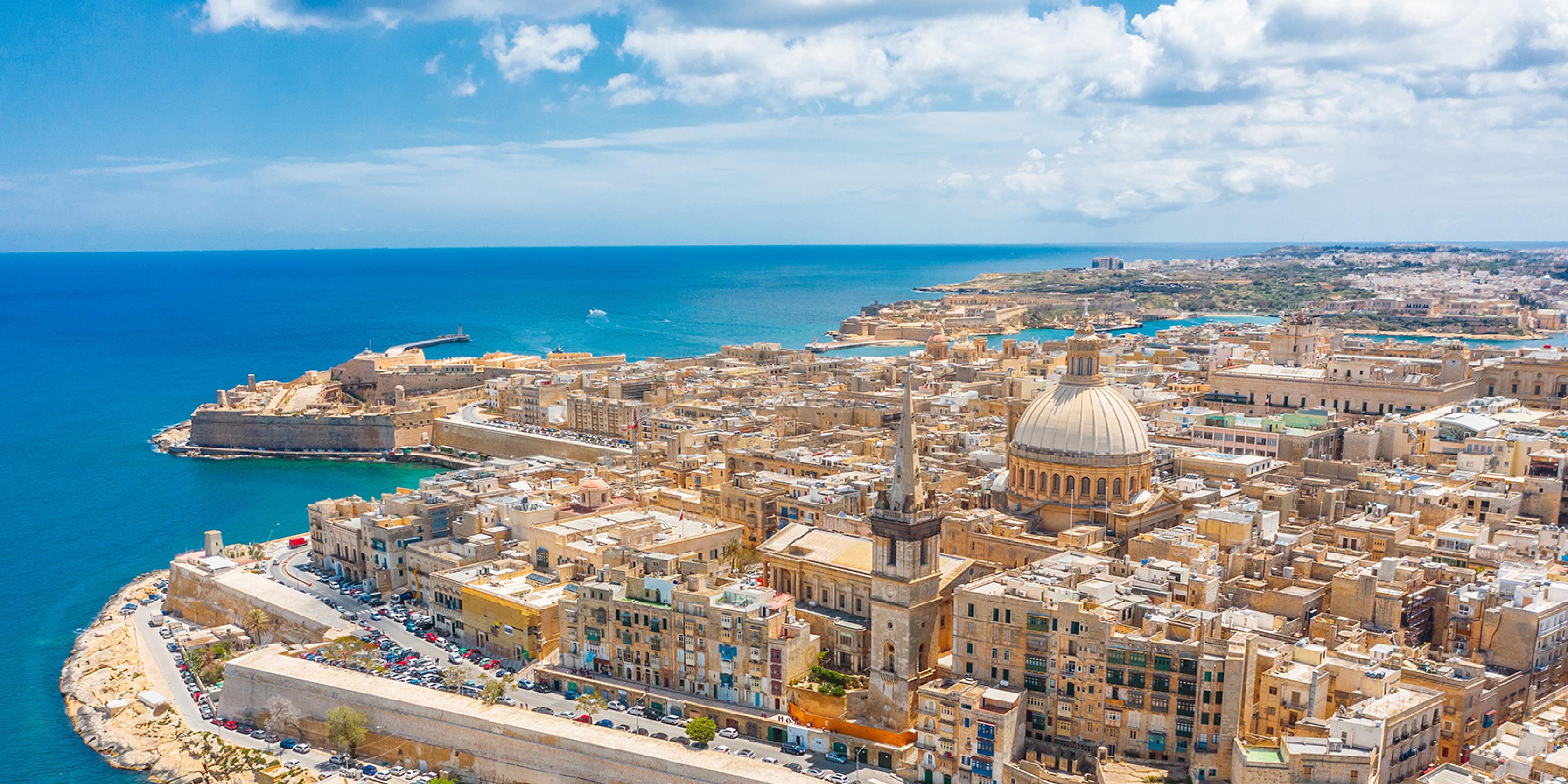 view of Malta from the top