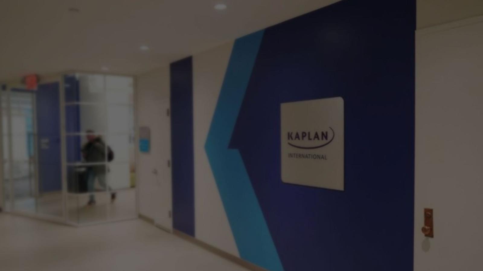 Kaplan online English classes banner