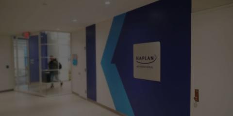 Kaplan online English classes banner