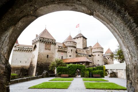 Montreux-Riviera (Yaz Kampı 8-17), İsviçre — Kaplan Montreux-Riviera (Yaz Kampı 8-17) kampüsü ve şehir kareleri 7/8