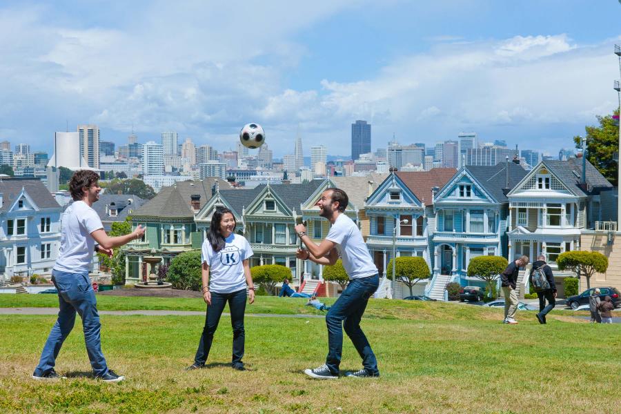 San Francisco (Berkeley), ABD — Kaplan San Francisco (Berkeley) kampüsü ve şehir kareleri 5/8