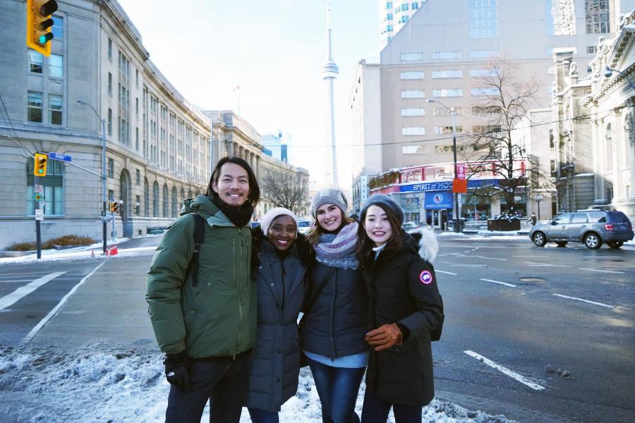Toronto, Kanada — Kaplan Toronto kampüsü ve şehir kareleri 8/8
