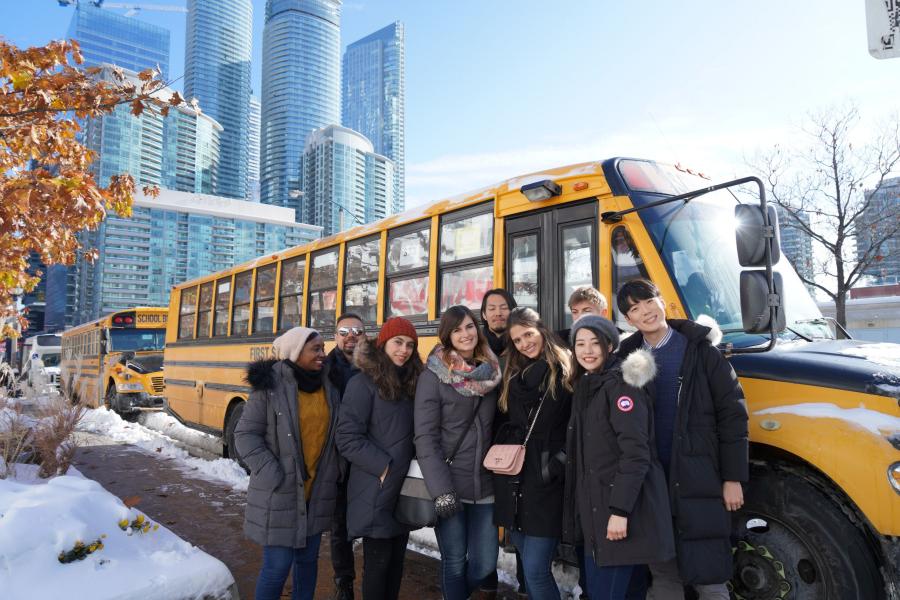 Toronto, Kanada — Kaplan Toronto kampüsü ve şehir kareleri 6/8