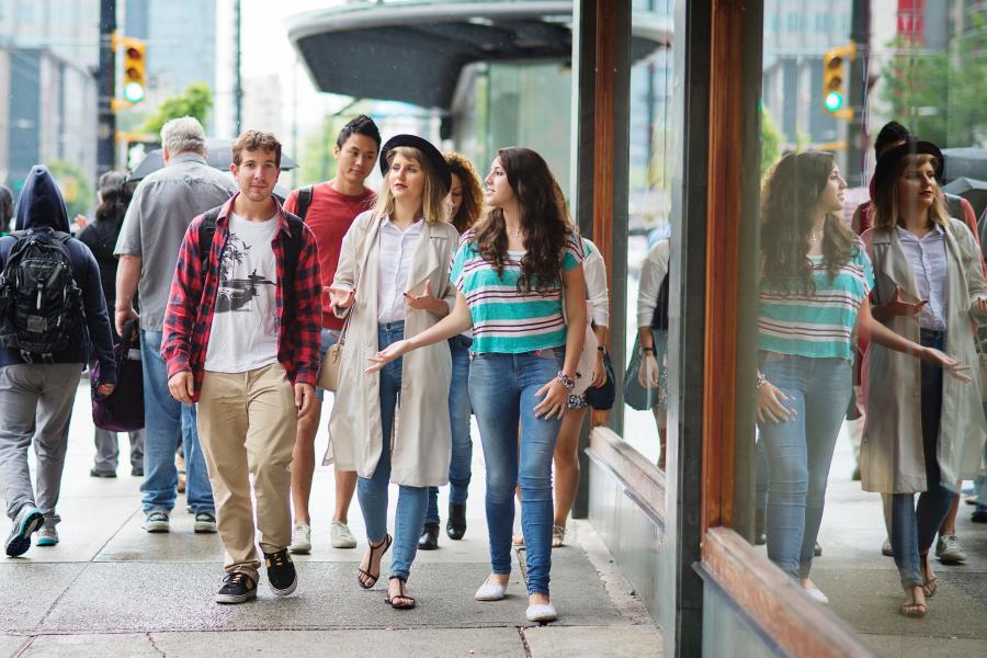 Vancouver, Kanada — Kaplan Vancouver kampüsü ve şehir kareleri 3/8
