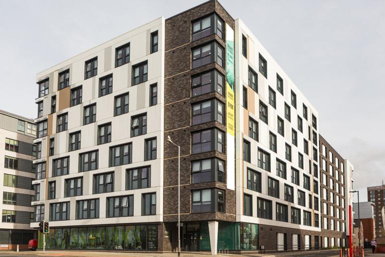 Kaplan student accommodation in Liverpool - Glassworks Studio 1