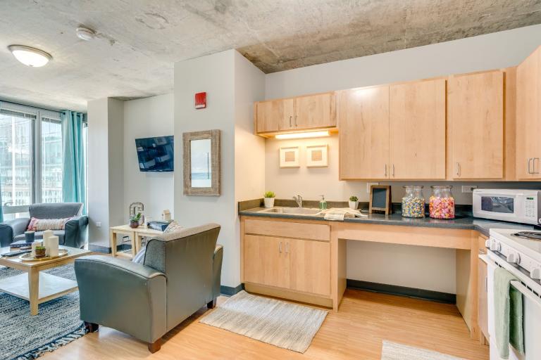 Kaplan student accommodation in Chicago - The Flats 1