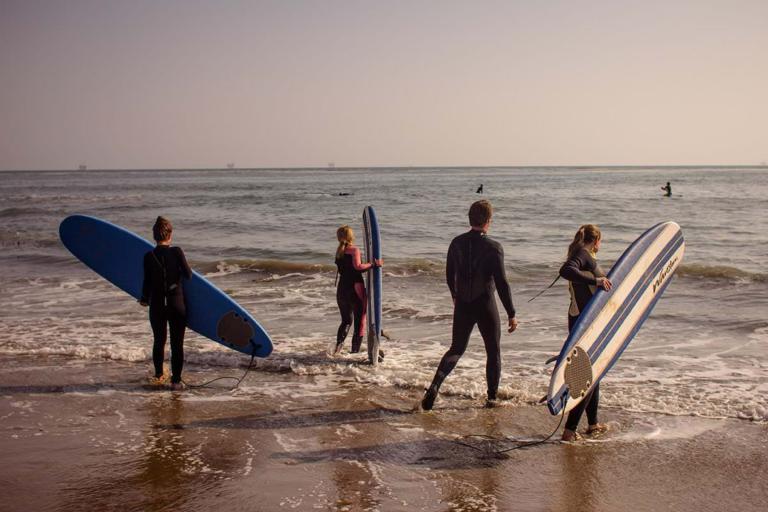 Kaplan social activities in Santa Barbara - Surfing