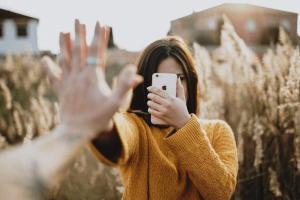 Girl on the phone