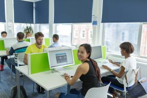 students in a kaplan classroom