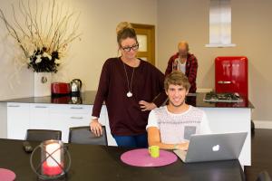 student in a host family in dublin