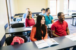 students in a classroom