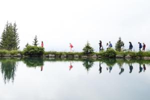 students walking in the outdoor