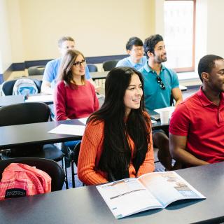 students in a classroom