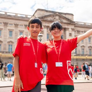 two students in london