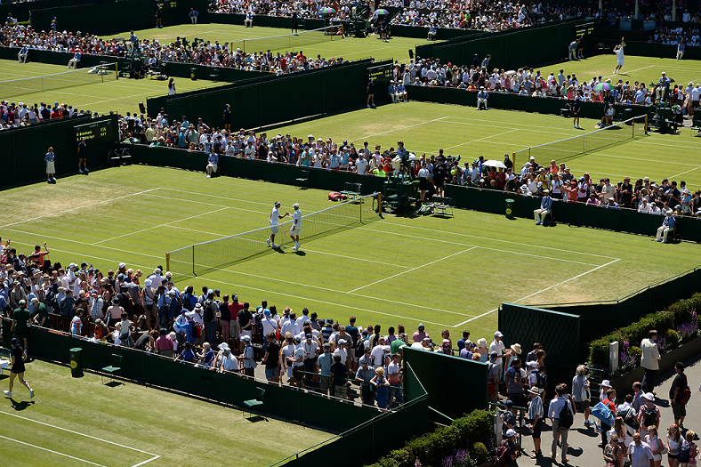 ç½ç±ããæ¦ã at Wimbledon - Photo by Thomas Lovelock/AELTC.